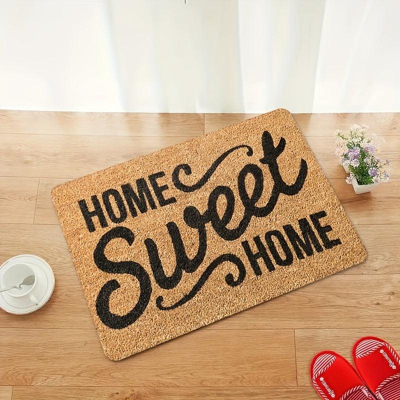Coffee Letter Style Foot Pad Thickened Soft Bath Mat