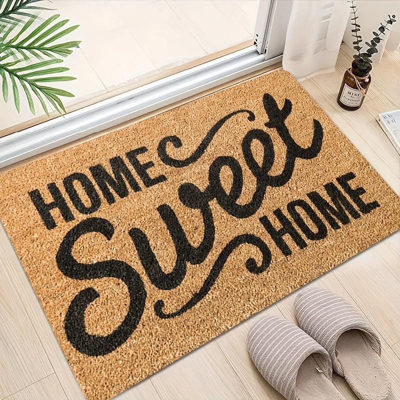 Coffee Letter Style Foot Pad Thickened Soft Bath Mat