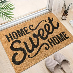 Coffee Letter Style Foot Pad Thickened Soft Bath Mat
