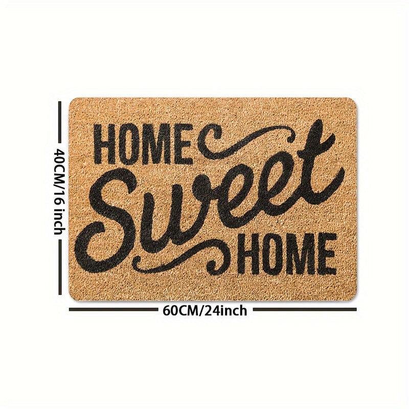 Coffee Letter Style Foot Pad Thickened Soft Bath Mat