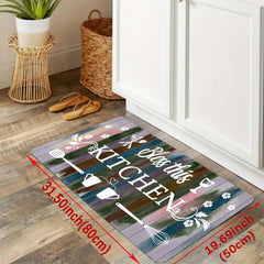 Stain Resistant Kitchen Rug Anti-slip Memory Foam Mat