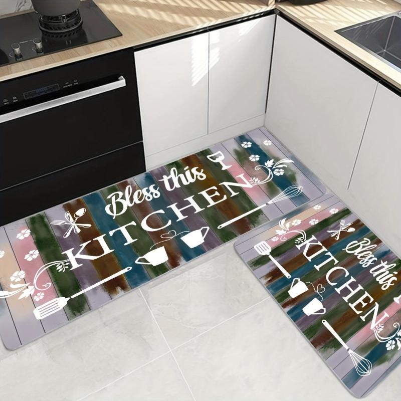 Stain Resistant Kitchen Rug Anti-slip Memory Foam Mat