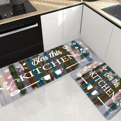 Stain Resistant Kitchen Rug Anti-slip Memory Foam Mat