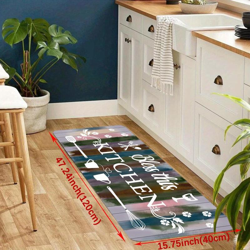 Stain Resistant Kitchen Rug Anti-slip Memory Foam Mat