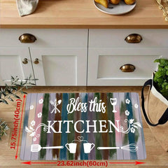 Stain Resistant Kitchen Rug Anti-slip Memory Foam Mat