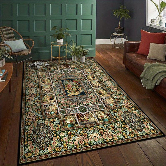 Vintage Tribal Boho Area Rug for Home Decor