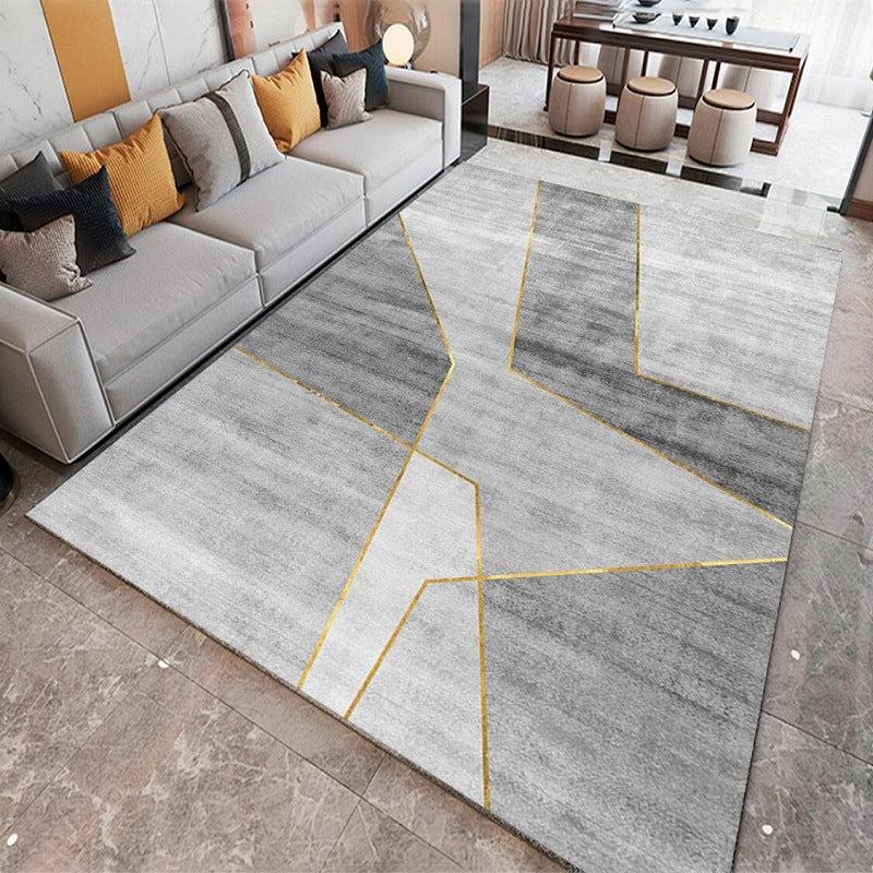 Geometric Anti-Fatigue Area Rug for Living Room or Kitchen