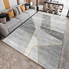 Geometric Anti-Fatigue Area Rug for Living Room or Kitchen