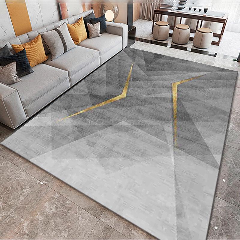 Geometric Anti-Fatigue Area Rug for Living Room or Kitchen