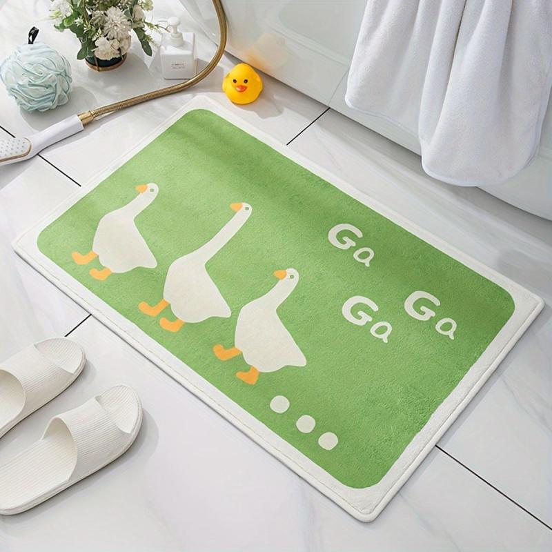1pc Cashmere Print Bathroom Non slip Floor Mat Room Decor
