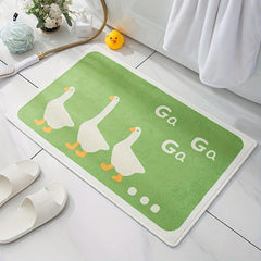1pc Cashmere Print Bathroom Non slip Floor Mat Room Decor