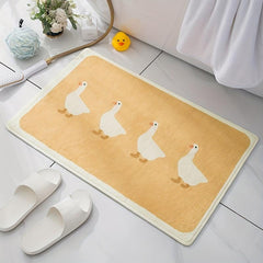 1pc Cashmere Print Bathroom Non slip Floor Mat Room Decor