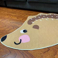 Hedgehog Carpet Mat Soft and Comfortable Living Room Bedroom Bed Mat