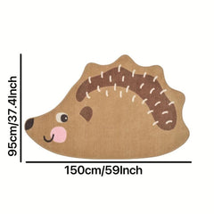 Hedgehog Carpet Mat Soft and Comfortable Living Room Bedroom Bed Mat