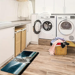 Soft Memory Foam Kitchen Rug Non Slip Waterproof Carpet
