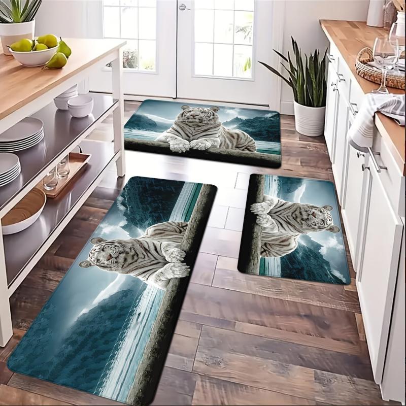 Soft Memory Foam Kitchen Rug Non Slip Waterproof Carpet