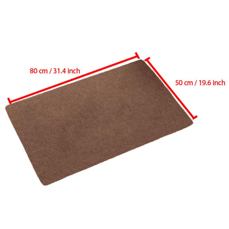 Anti Fatigue Brushed Rubber Floor Mat Non Slip Polyester Roll Material