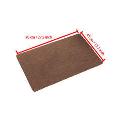 Anti Fatigue Brushed Rubber Floor Mat Non Slip Polyester Roll Material