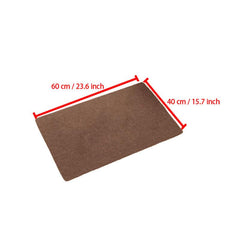 Anti Fatigue Brushed Rubber Floor Mat Non Slip Polyester Roll Material
