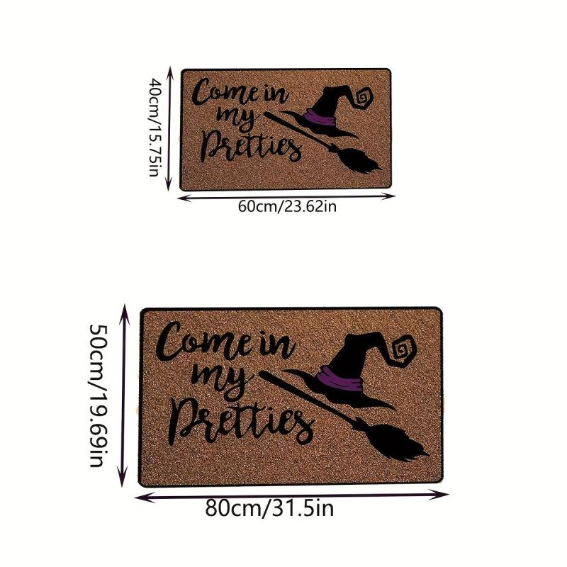Halloween Welcome Doormat Anti-Slip Indoor Outdoor Mat