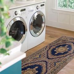 Vintage Boho 2'X10' Runner Rug Soft Non Slip Machine Washable Stair Carpet