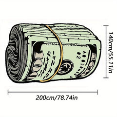 Thick Shag Living Room Carpet Dollar Decoration Plush Mat
