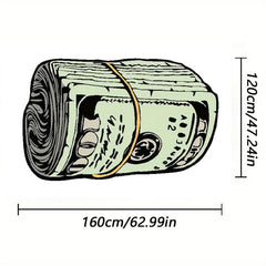 Thick Shag Living Room Carpet Dollar Decoration Plush Mat