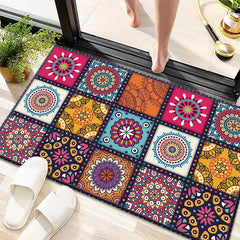 Moroccan Style Non-slip Floor Mat 40x60cm Stain Resistant Bath Mat