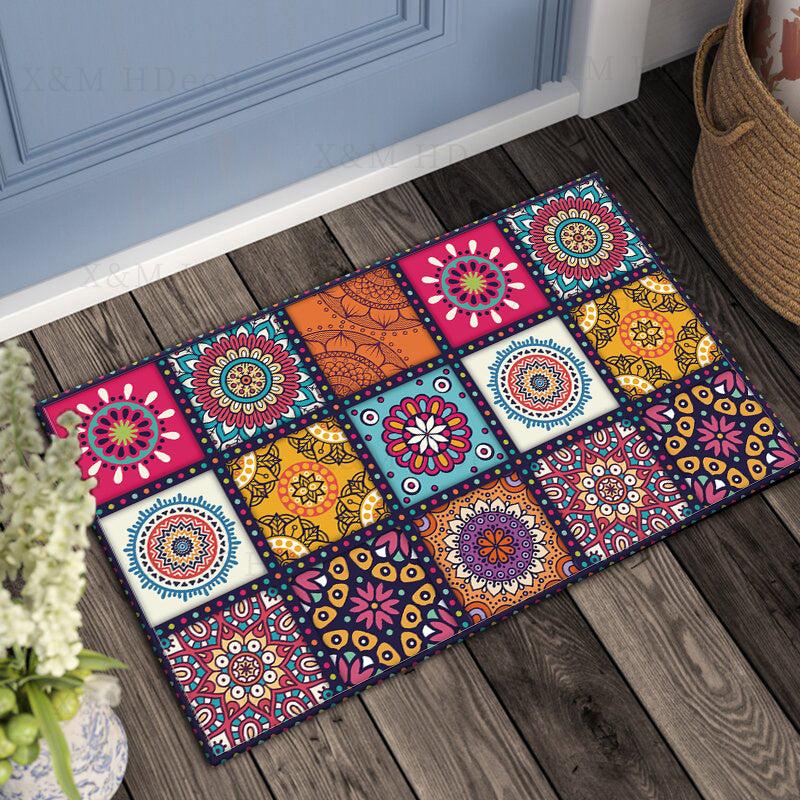 Moroccan Style Non-slip Floor Mat 40x60cm Stain Resistant Bath Mat