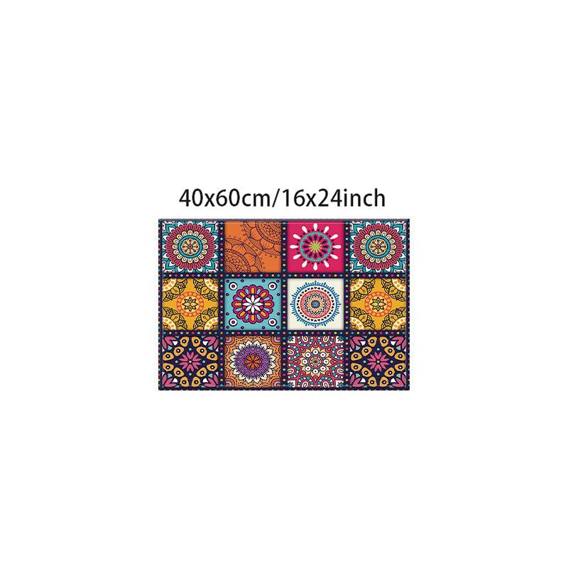 Moroccan Style Non-slip Floor Mat 40x60cm Stain Resistant Bath Mat
