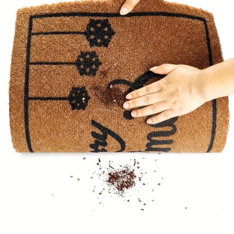 Christmas Door Mat Outdoor Merry Christmas Doormat with Non Slip Backing