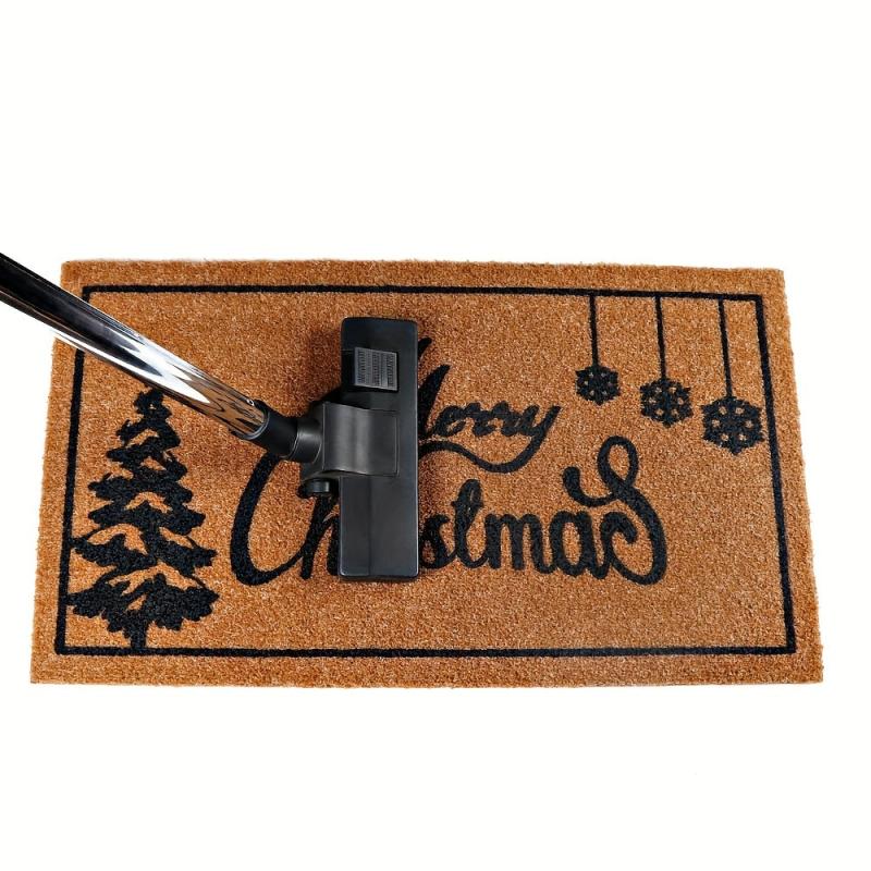 Christmas Door Mat Outdoor Merry Christmas Doormat with Non Slip Backing