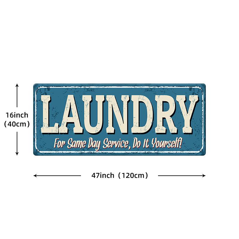 Waterproof Laundry Room Runner Rug 3D Laundry Dog Printed Carpet Mat Non Slip