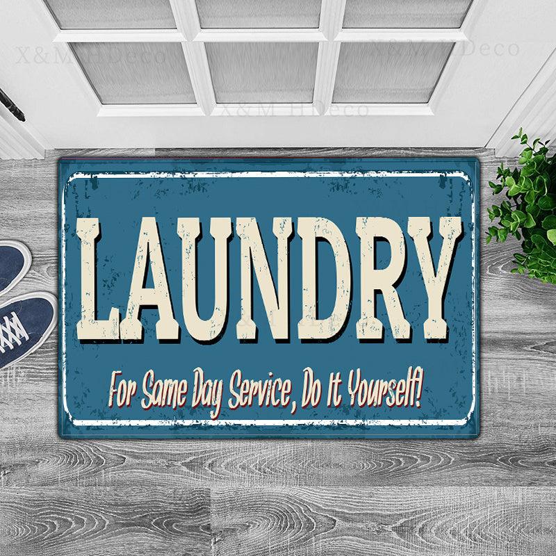 Waterproof Laundry Room Runner Rug 3D Laundry Dog Printed Carpet Mat Non Slip