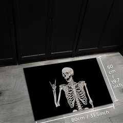 Skull Decorative Rugs for Halloween Theme Decoration