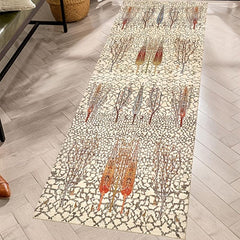 Abstract Runner Rug Non-slip Washable Soft Carpet for Kitchen Bathroom Hallway