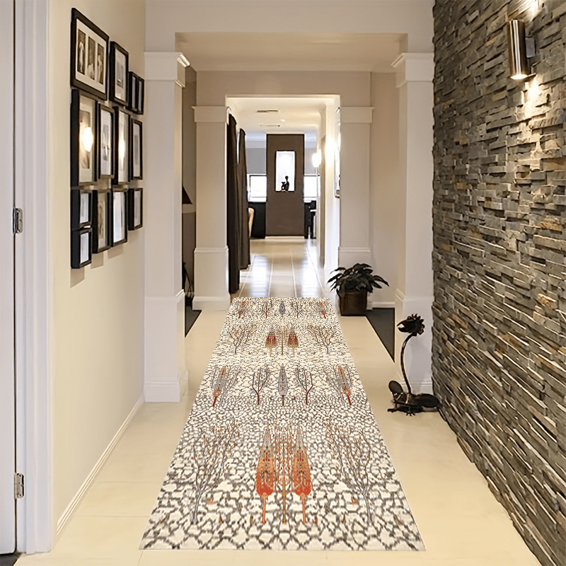 Abstract Runner Rug Non-slip Washable Soft Carpet for Kitchen Bathroom Hallway