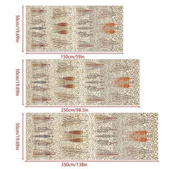 Abstract Runner Rug Non-slip Washable Soft Carpet for Kitchen Bathroom Hallway