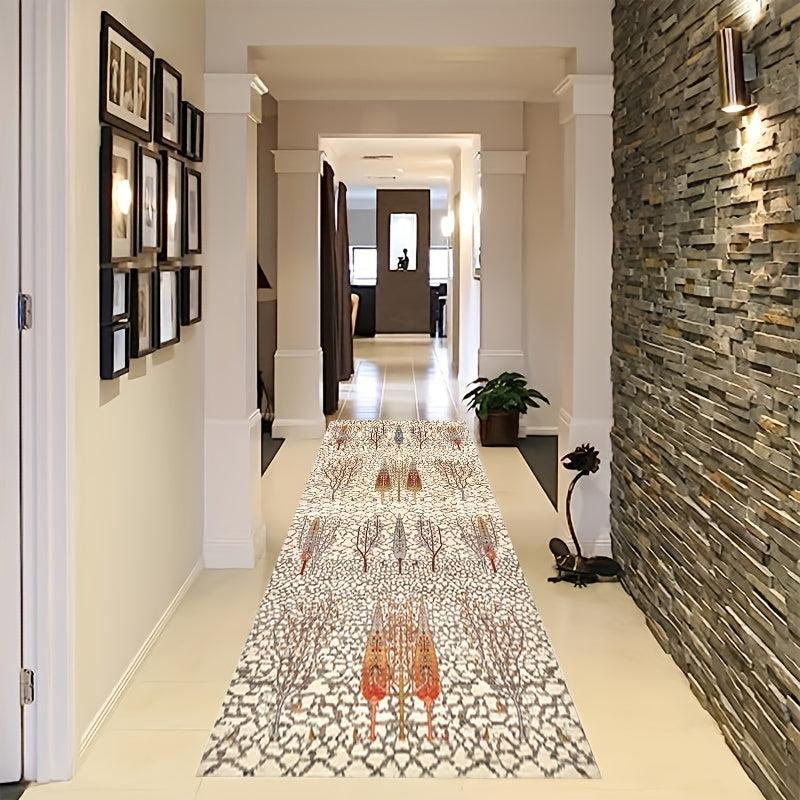 Abstract Runner Rug Non-slip Washable Soft Carpet for Kitchen Bathroom Hallway