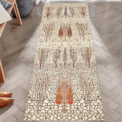 Abstract Runner Rug Non-slip Washable Soft Carpet for Kitchen Bathroom Hallway