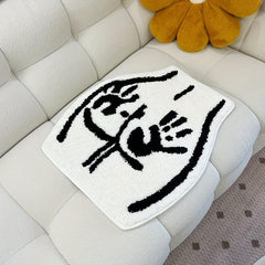 Soft Shag Floor Mat Non slip Absorbent Bathroom Rugs