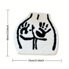 Soft Shag Floor Mat Non slip Absorbent Bathroom Rugs