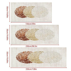 Modern Abstract Runner Rug Soft Laundry Room Long Hallway Rug