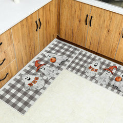 Absorbent Non Slip Kitchen Rug Set for Farmhouse Bathroom Hallway Sink Soft