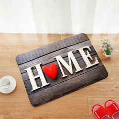 HOME Letter Print Kitchen Mat Entrance Door Mat Home Hallway Floor Decor Living