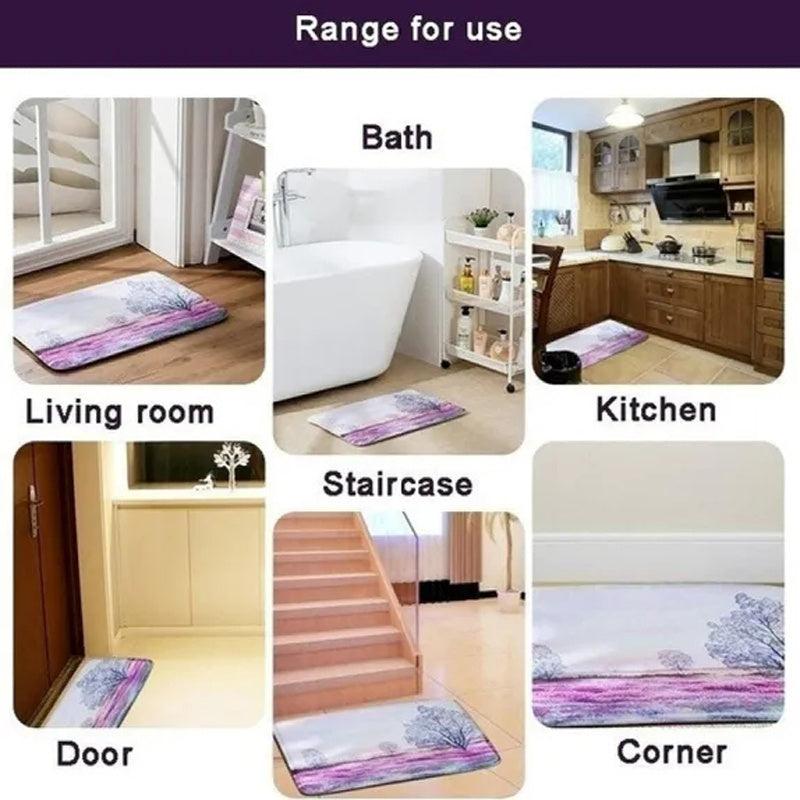 HOME Letter Print Kitchen Mat Entrance Door Mat Home Hallway Floor Decor Living