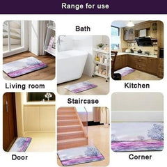 HOME Letter Print Kitchen Mat Entrance Door Mat Home Hallway Floor Decor Living