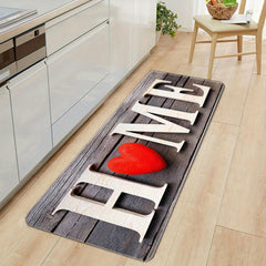 HOME Letter Print Kitchen Mat Entrance Door Mat Home Hallway Floor Decor Living