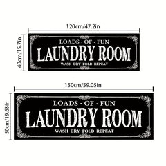 1pc Flannel Laundry Room Rug Non Slip Mat