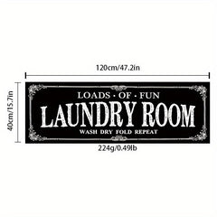 1pc Flannel Laundry Room Rug Non Slip Mat